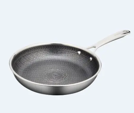 Manufacturer Stainless Steel Non Stick Frying Pan Long Handle Cooking Omelette Steak Non-stick Pan for Kitchen Frypan