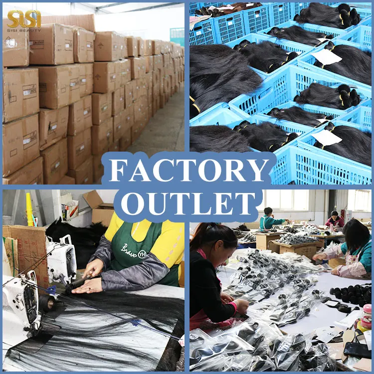 Sisi Beauty Wholesale Raw Indian Hair Unprocessed Virgin, Cheveux Indiens Hair, Extra Virgin India Curly Human Hair