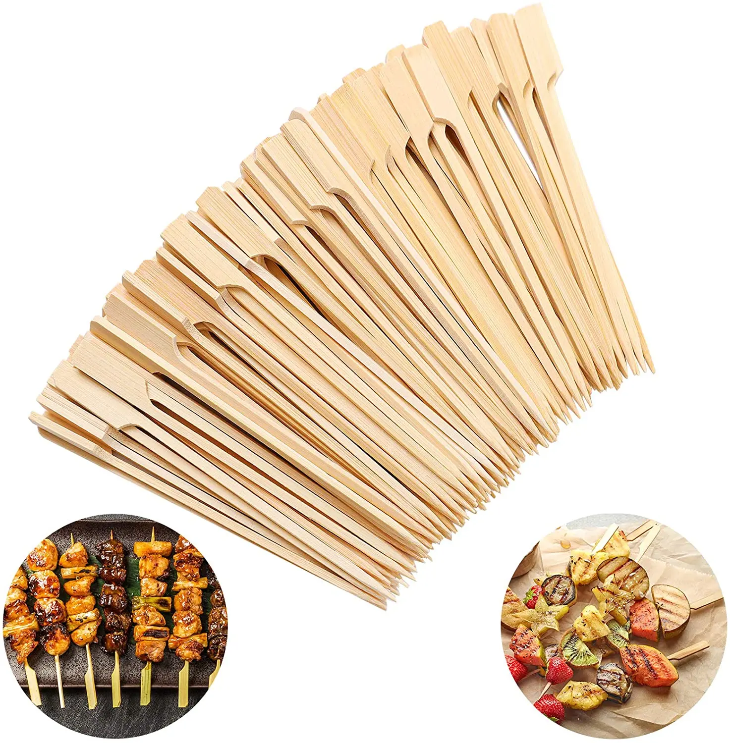 Healthy easy use polish large Disposable Nice-Designed High Quality Bbq Bamboo Paddle pick sticks