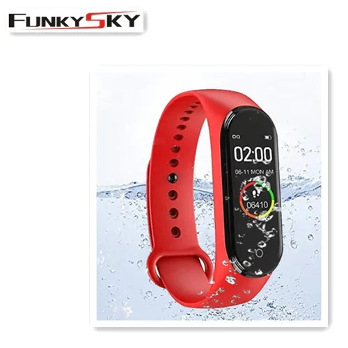 
M4 Cute Kids Big Display Smart Watch Band Bracelet Wristband Pulsera Montre Intelligente Waterproof Fitness Tracker Touch Screen  (1600083163757)