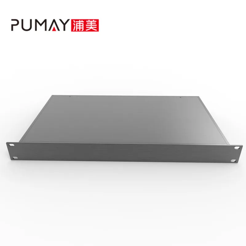 PD002-1U 19 дюймовый корпус стойки 19 дюймов алюминиевый серверный шкаф для сетевого сервера