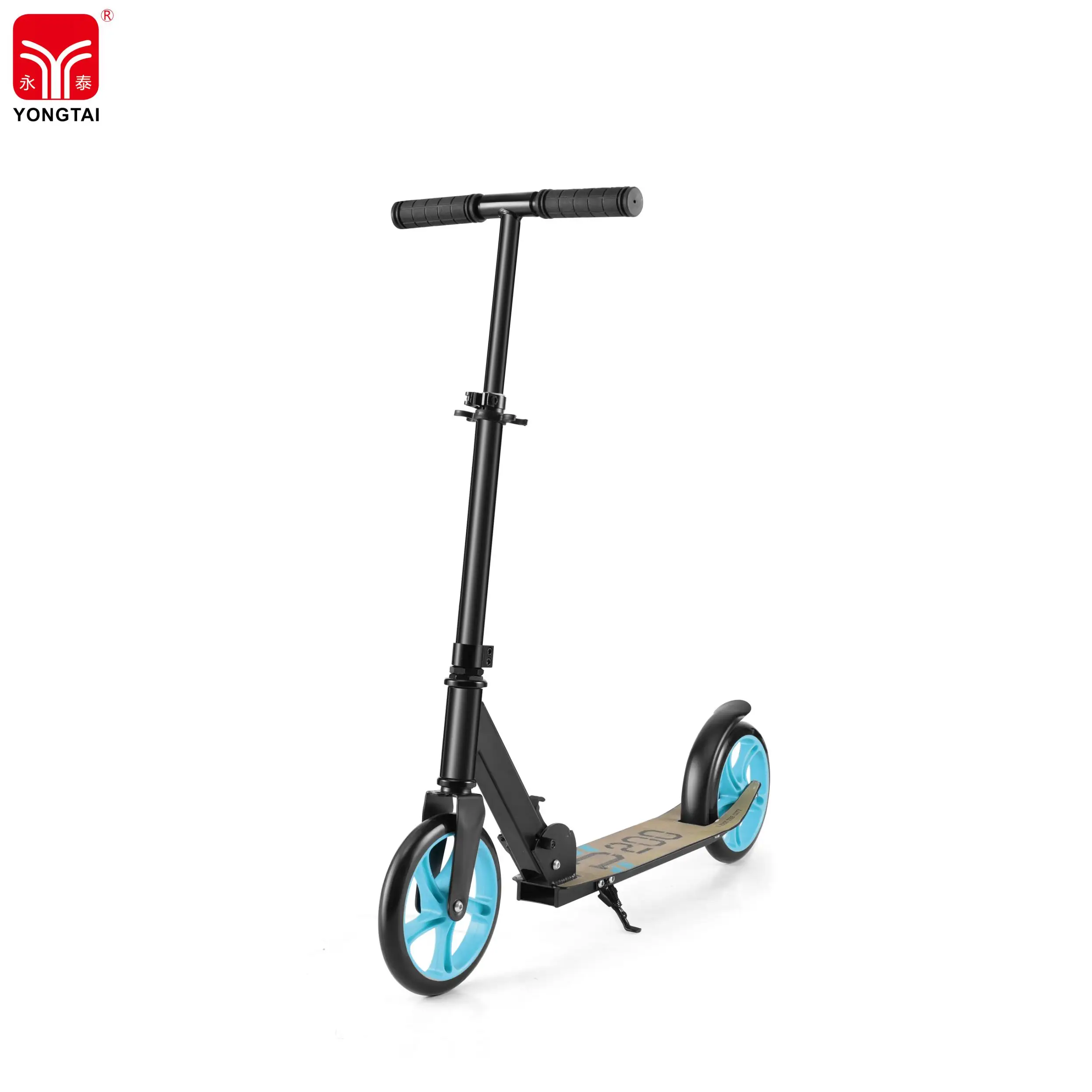 Big Wheels Scooter for Adult and Teens Foldable Kick Scooter with Adjustable Handle Bar 200MM PU Wheels Pedal Scooter