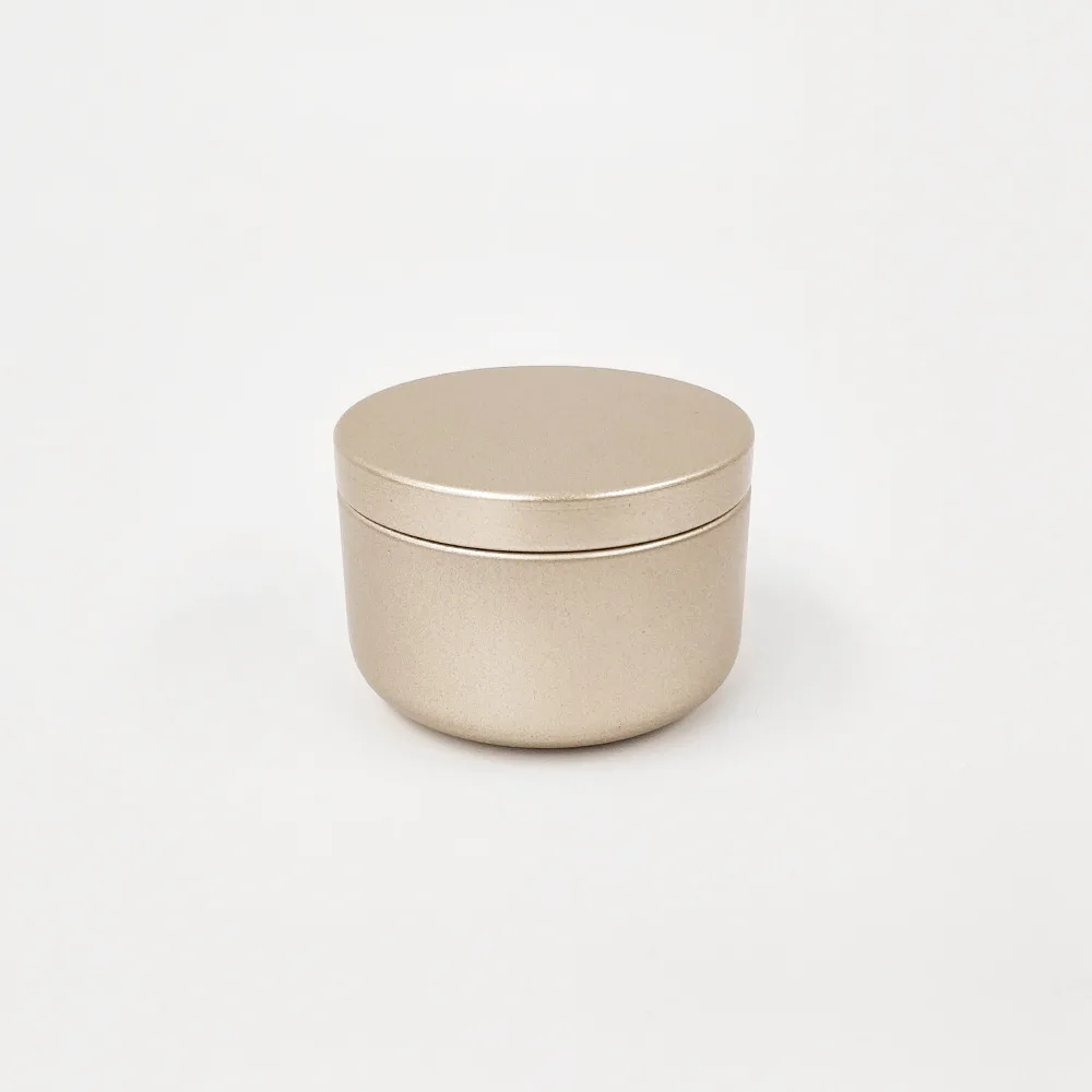 Round Aluminum Candle Jar Portable Travel Cosmetic Container Solid Aromatherapy Sealed Oil Cream Pot Tea Cans