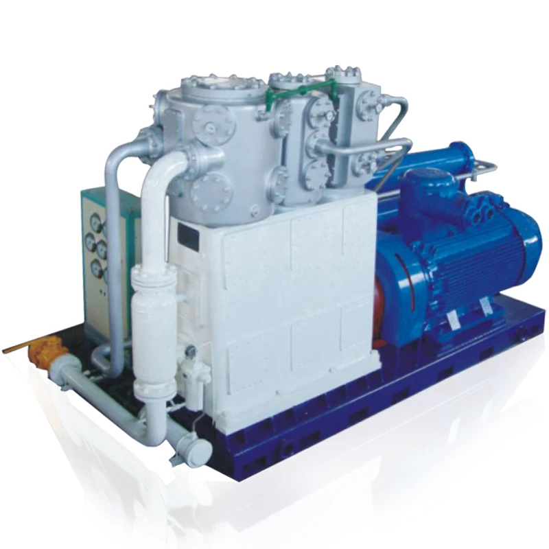 Powerful Industrial 90KW 40bar Reciprocating Air Compressor for Wellhead Gas Pressurization