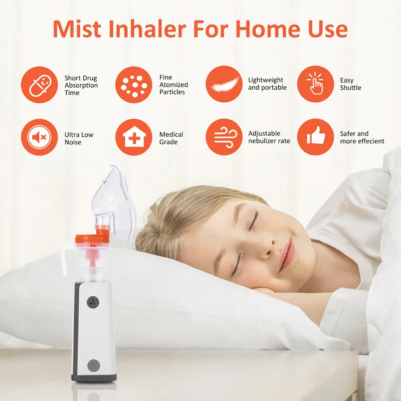 Wholesale Mini Baby Inhalator Compressor Nebulizer Usb Charging Portable DC Nebulizer