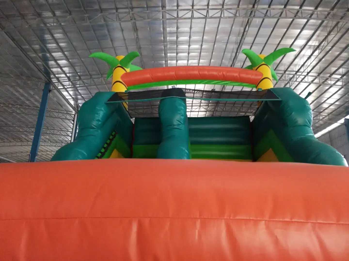 Inflatable Slide Jungle Coconut Customize Water Slide with Pool for Sale