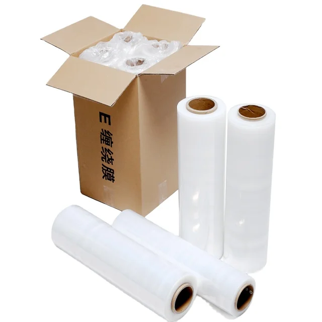 Fast Delivery Puncture Resistance Polypropylene Rolls PE Plastic Roll Stretch Film