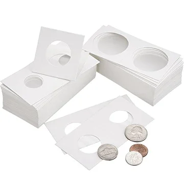 Custom Coin Flips Cardboard Coin Holders Flips Cardboard Protection Coin Envelopes Collection Pocket