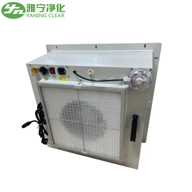 New Design FFU Clean Room Recessed Type HEPA Filter Fan Unit with Pressure Test Air Cleaning Equipment