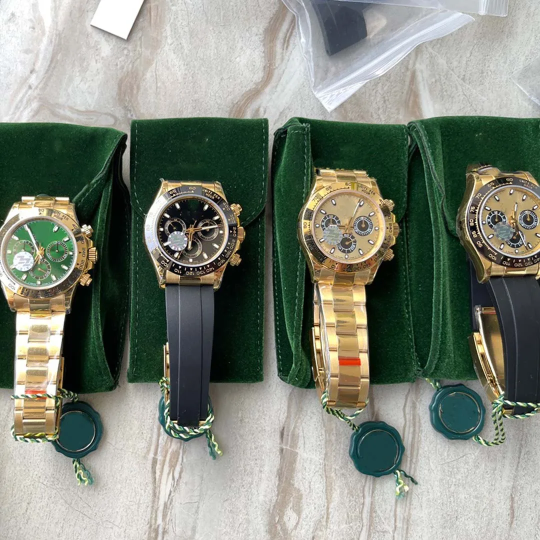 Material High Quality Luminous 904L Eta 6 Hands 3 Small Dial Designer Watches Luxury Watch Reloj Dive Watch