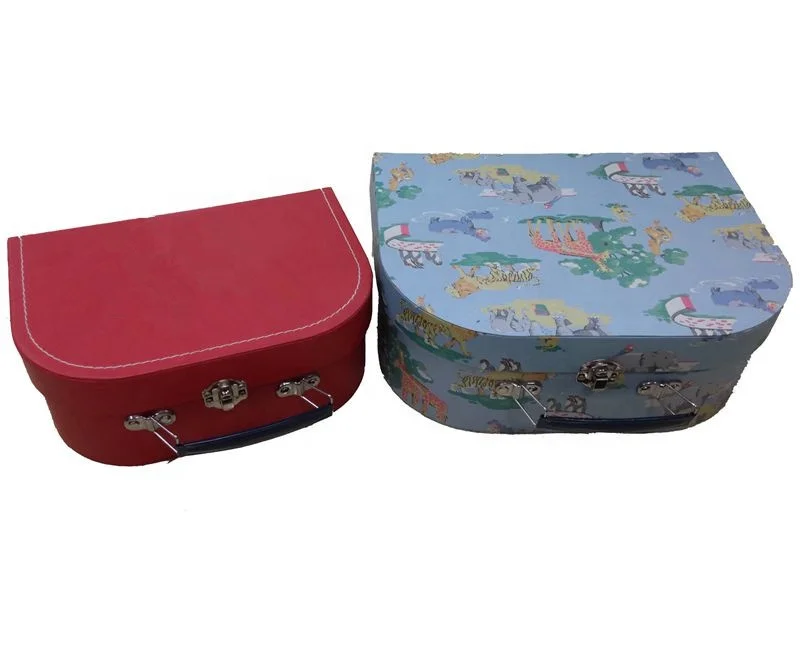 
Высококачественный картонный чемодан, пустая детская Подарочная коробка, декоративная 