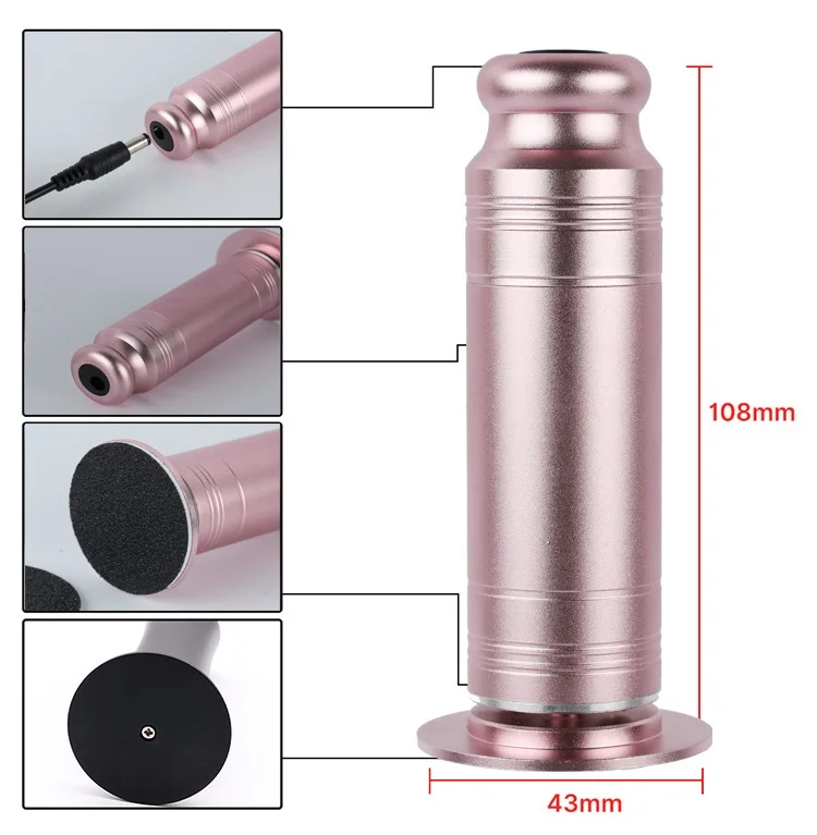 Professional Foot Care Remove Dead Skin Foot File Electric Feet Callus Remover with 60 Pieces Callus Remover Disc Replacement