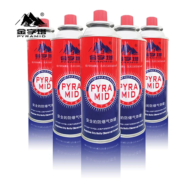 BBQ Camping Butane Gas Cartridge New Style for Portable Gas Stove