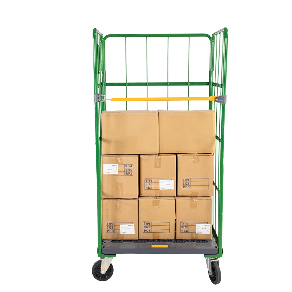 Подвижный контейнер для хранения материалов стальной роликовый багги с колесами