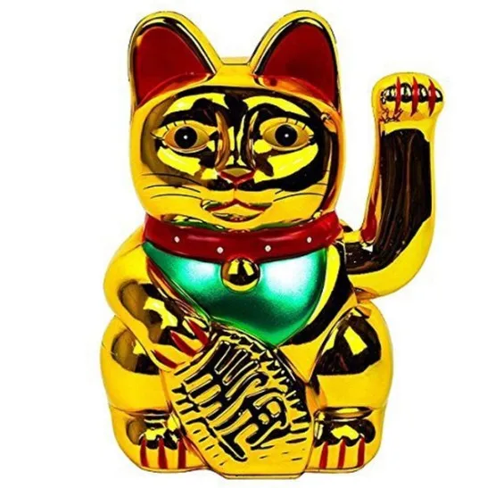  Пластиковые и керамические Манеки neko работающие от батареек Neko кот удачи машущий рукой