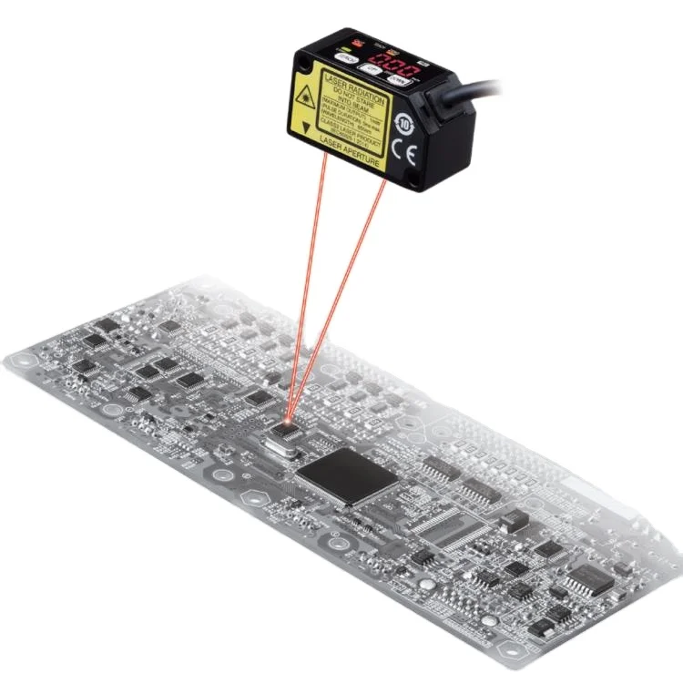 Distance detection laser displacement sensors for 3C lithium electricity automobile paper making plastics ceramics