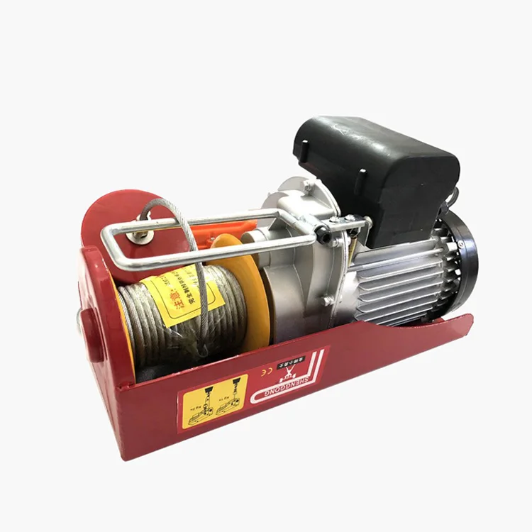 220v pa200 pa1200 small micro electric wire rope hoist