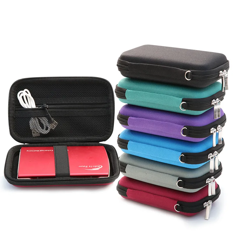 Removable hard disk case protective case Charging bank organizer bag Data cable earphone storage bag