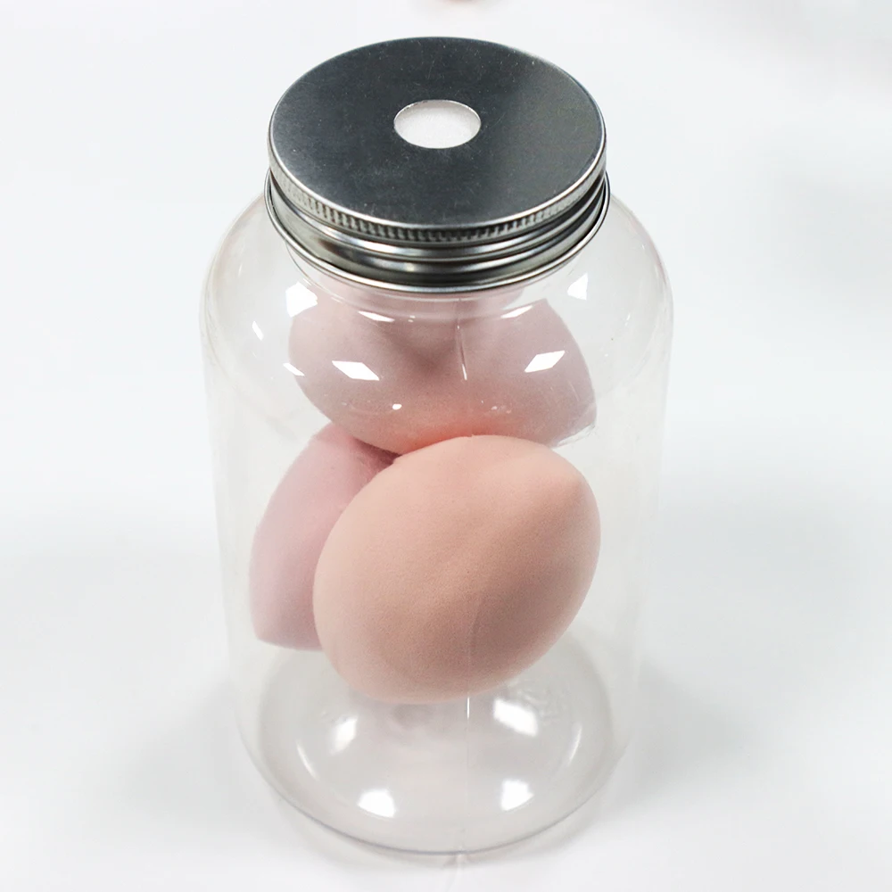 Custom Logo Soft Gourd Waterdrop Type Mini Sponge Makeup Puff Beauty Makeup Sponge With Bottle