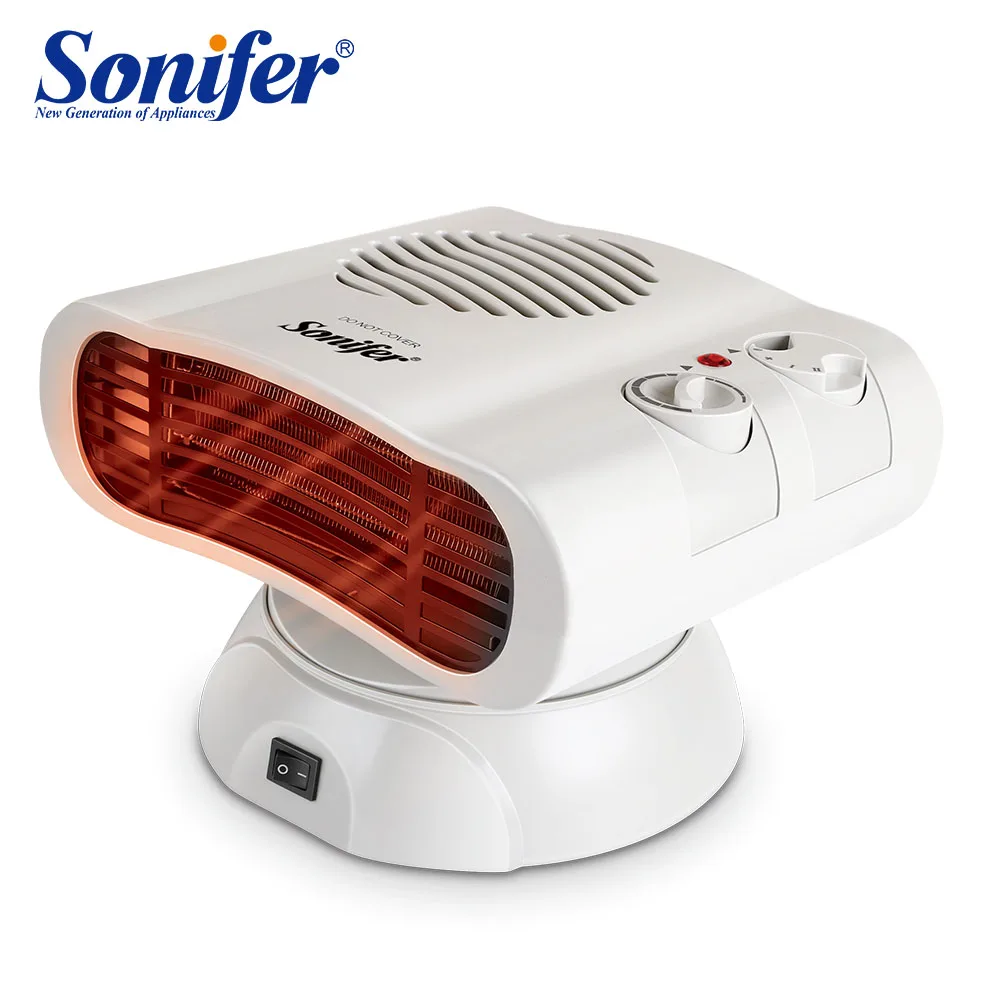 Sonifer SF-6510 Wholesale Supplier High Prime Quality Promotional mini fan heater 2 Heat Settings 1000/2000 W