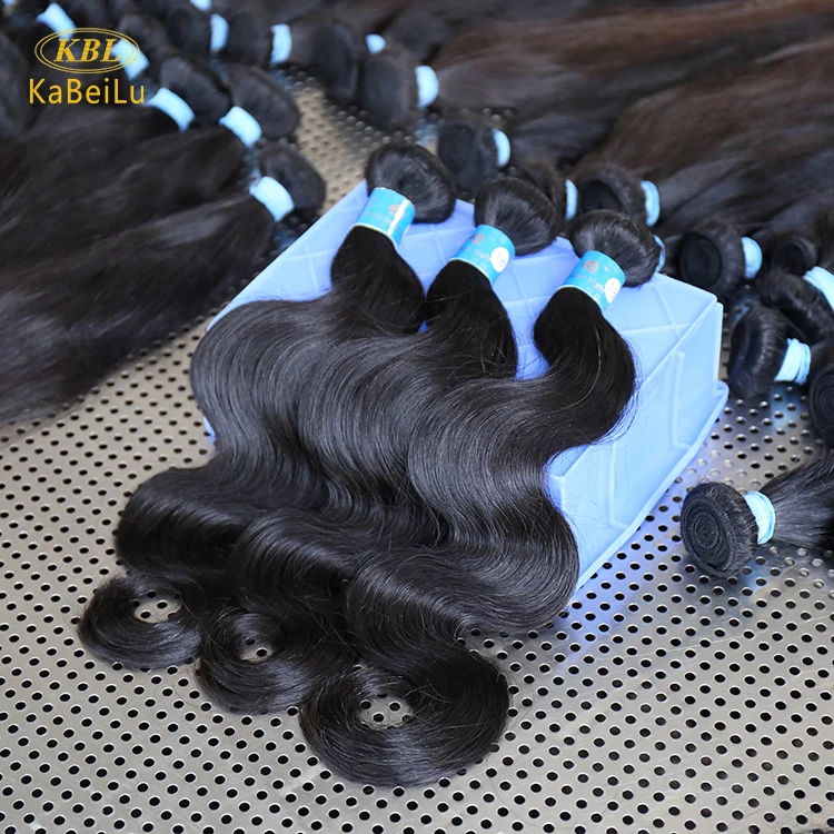 KBL Wholesale price blue bands hair human hair weave, Trade insurance supplier factory direct supply lots selling from