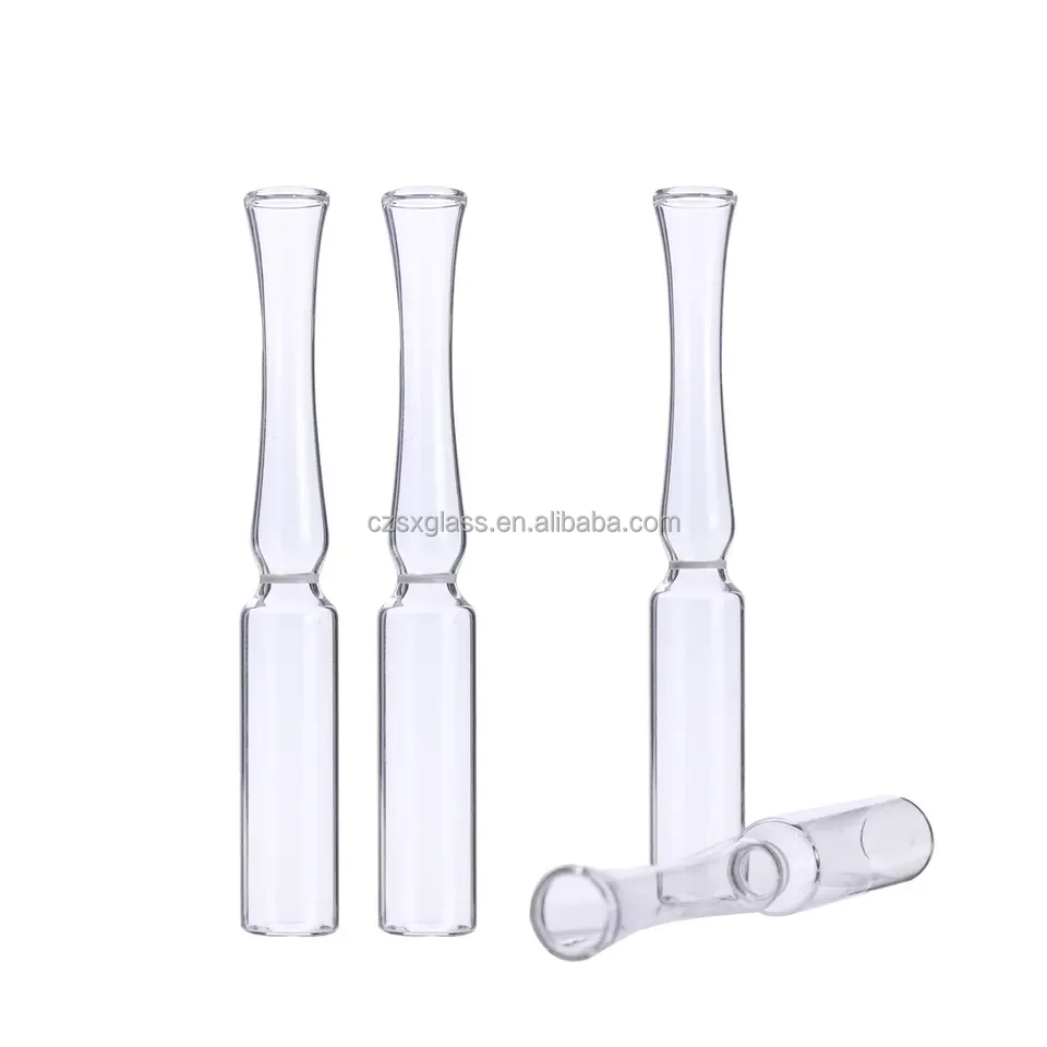 1ml Clear Empty Pharmaceutical Borosilicate Glass Ampoule