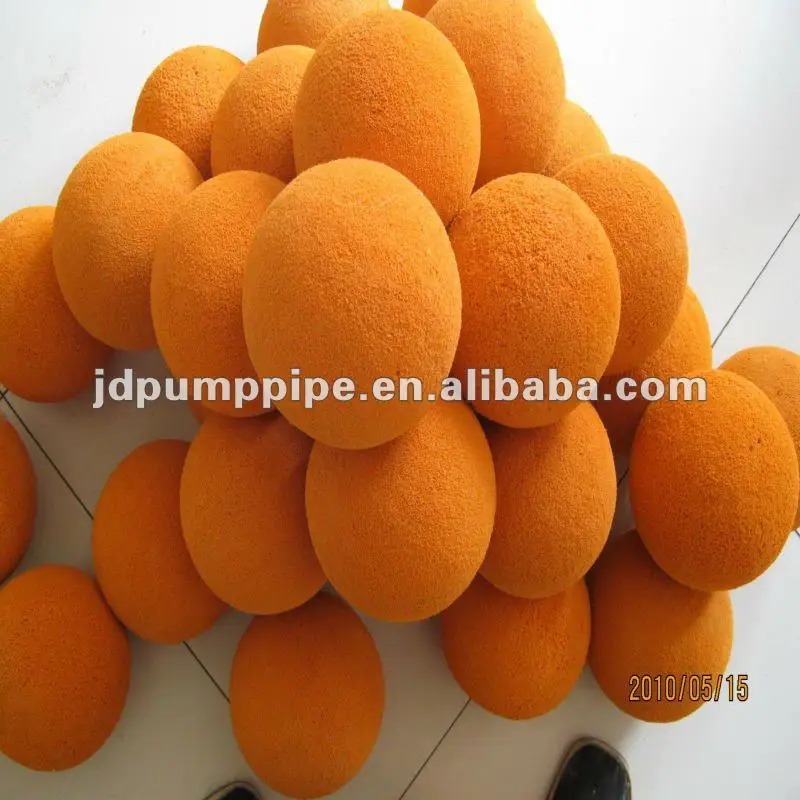 Sponge ball for pipe cleaning concrete pump spare parts