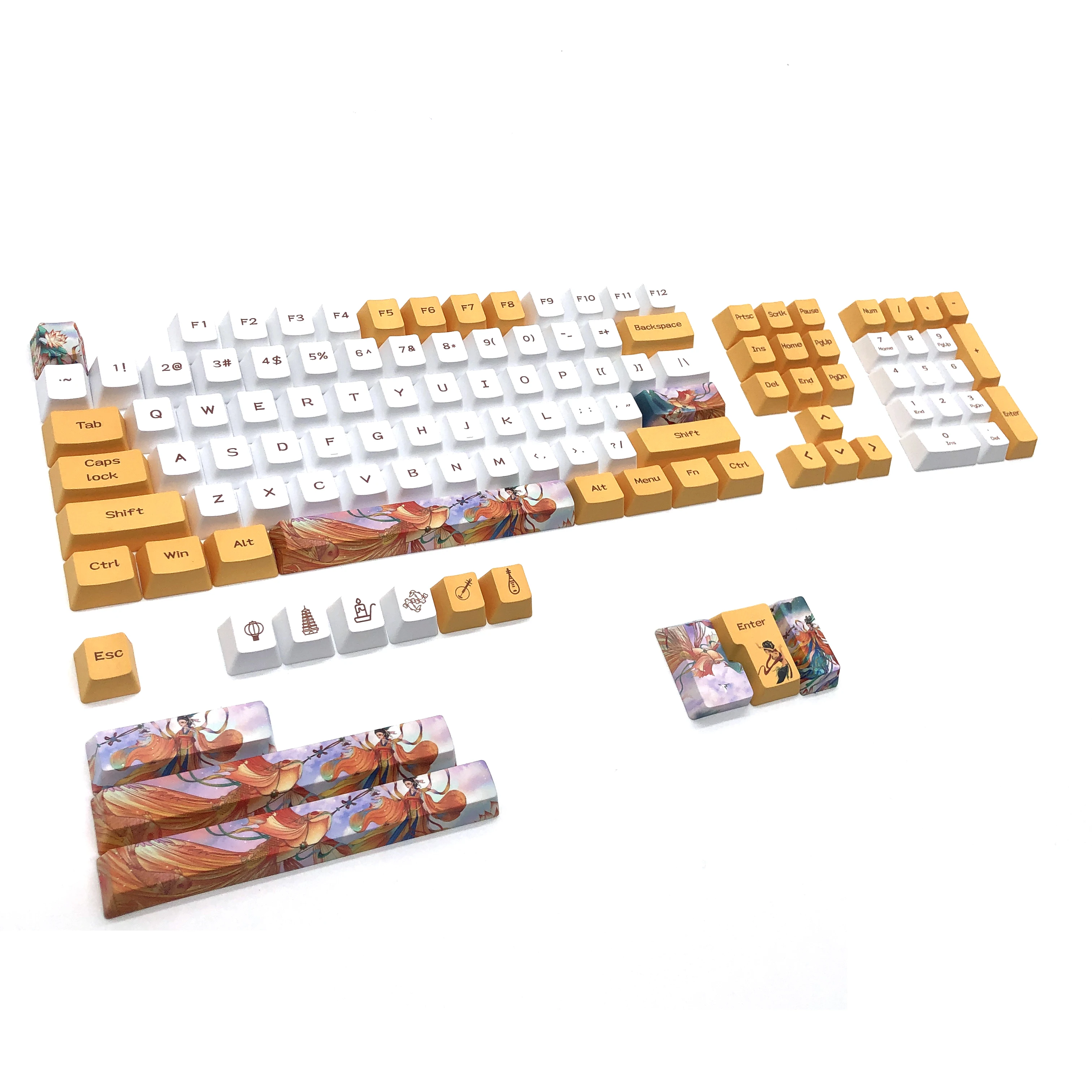 Пользовательские клавиши Esc Abs pbt сублимационная клавиатура с подсветкой Oem Xda