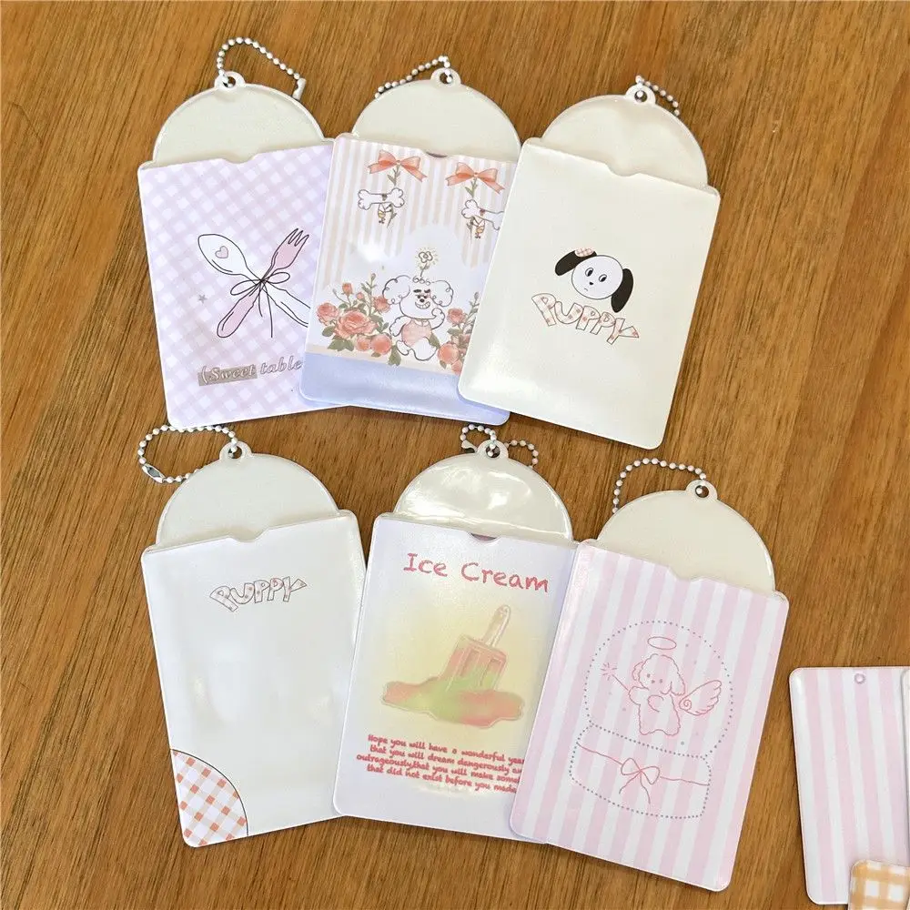 2024 New Original customized cute cartoon animal 3-inch PVC card sleeve pendant keychain.