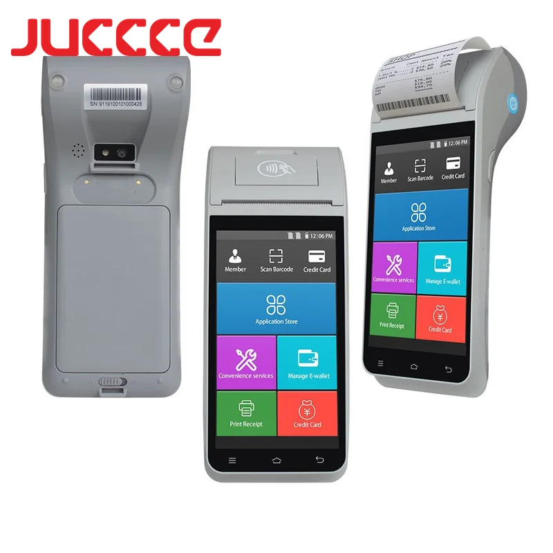 mini android nfc tablet waterproof smart devices payment 58mm handheld mobile pos terminal machine device