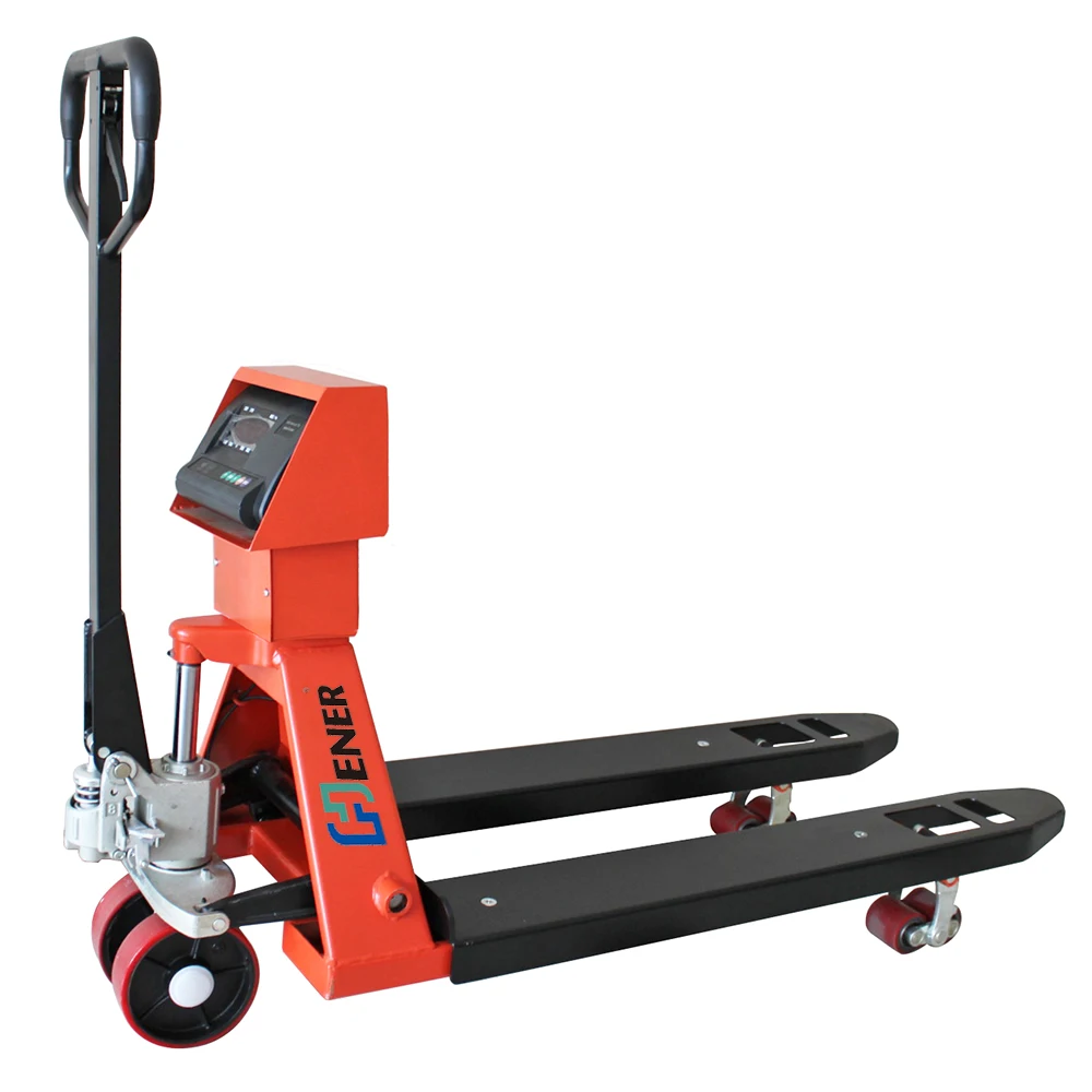 Hener Digital A12E Indicator 2000kg Weighing Scales Pallet Jack Hand Lift Truck Scale