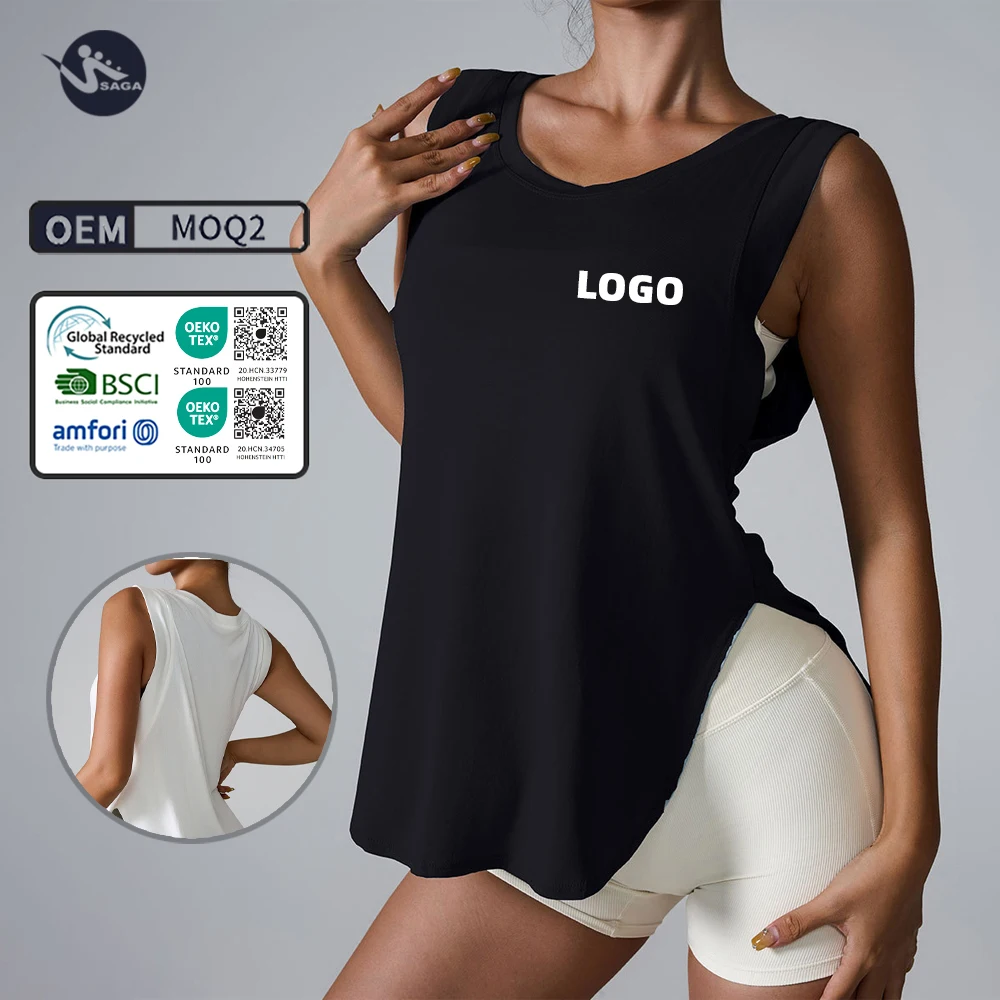 Women Exercise Tops Loose Tank Tops Gym Training For Women Sleeveless Yoga Tank Tops For Women