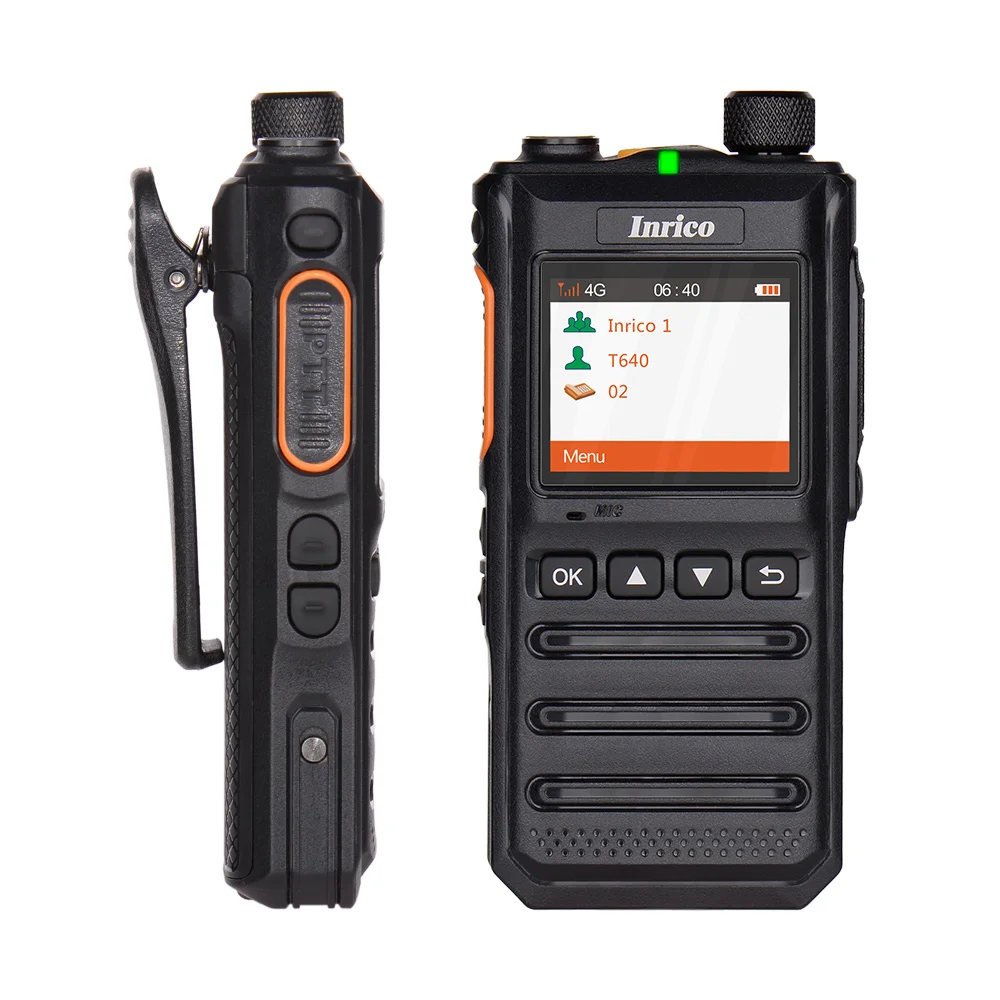 Портативная Wi-Fi рация Inrico T640 4G LTE сетевое радио с внутренней антенной