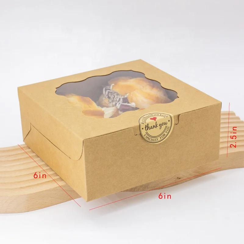 Белые коробки для печенья и выпечки на заказ коробка упаковки пищевых продуктов подарочные из крафт-бумаги с