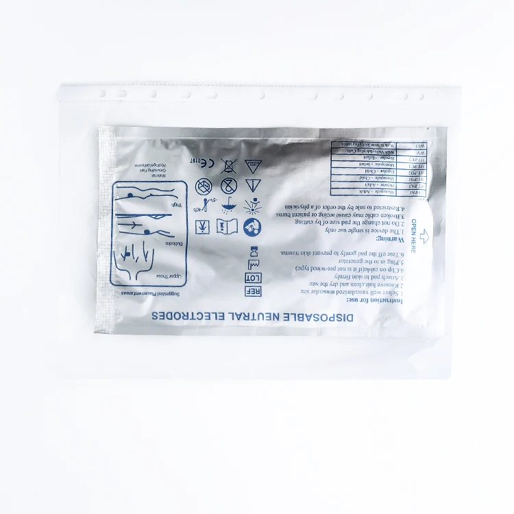 Disposable Negative Grounding Plate Negativ Bipolar ESU diathermy pad with REM cable