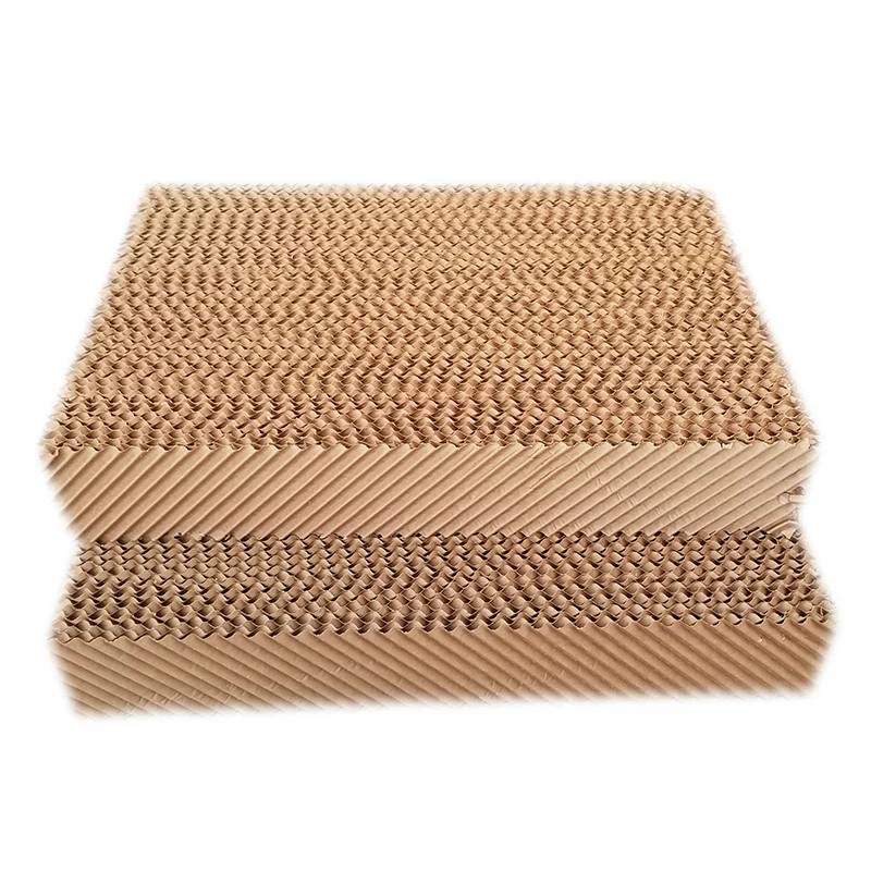 High Quality Evaporative Honey Comb Cooling Pad For Poultry Farm Chicken House / Cooling Pad For Air Cooler