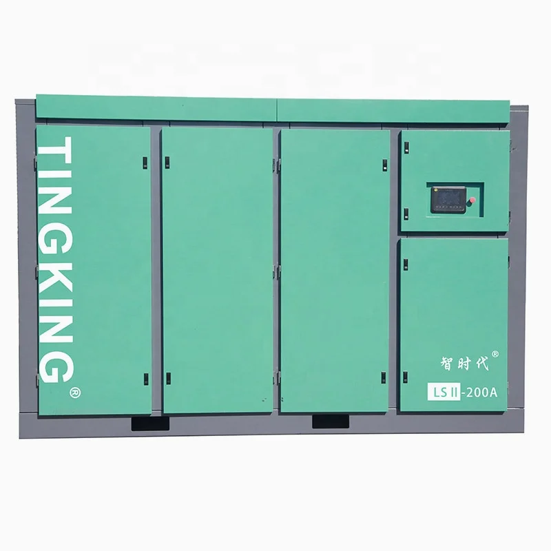 220v portable air compressor 3hp 50L direct driven specified for Poland state projects green screw air compressor