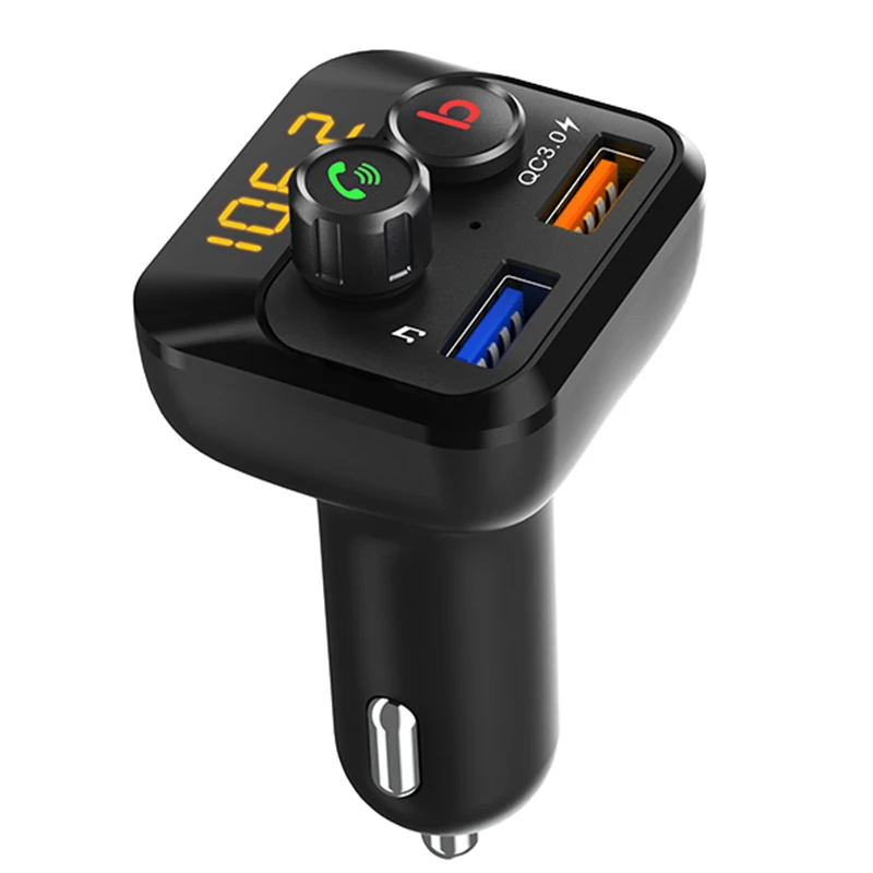 Factory price discount promotional products handsfree blue tooth car mp3 player fm transmitters blue tooth car kit