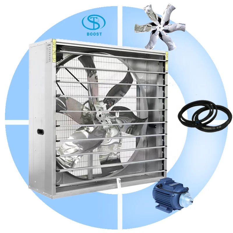 1380mm hammer type Wall Mounted Poultry Farm Exhaust Fan Factory ventilation fan