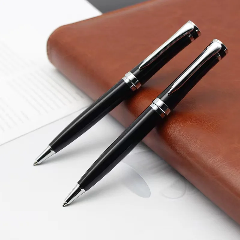 Wholesale Luxury Promotion Business Metal Ball Pen with custom logo engraved Office Supplies Metal Ballpoint pen