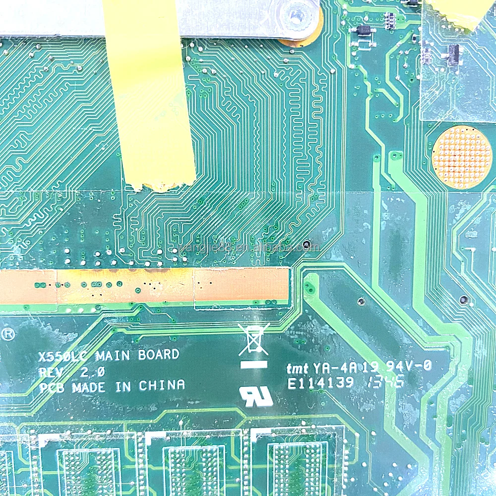 100% Working For ASUS X550L X550LC Motherboard I5-4200U Cpu GT720M 2G Graphic On-board Rev.2.0 Support EDP Screen Tested Ok