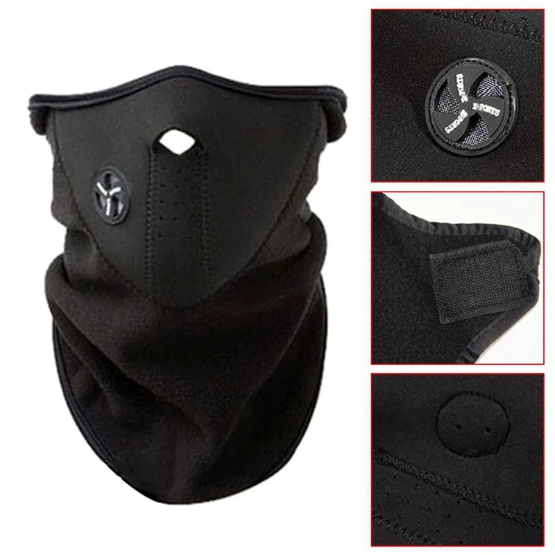 Cycling anti fog windproof dust warm climbing half face ski mask outdoor cold balaclava motorcycle riding mask