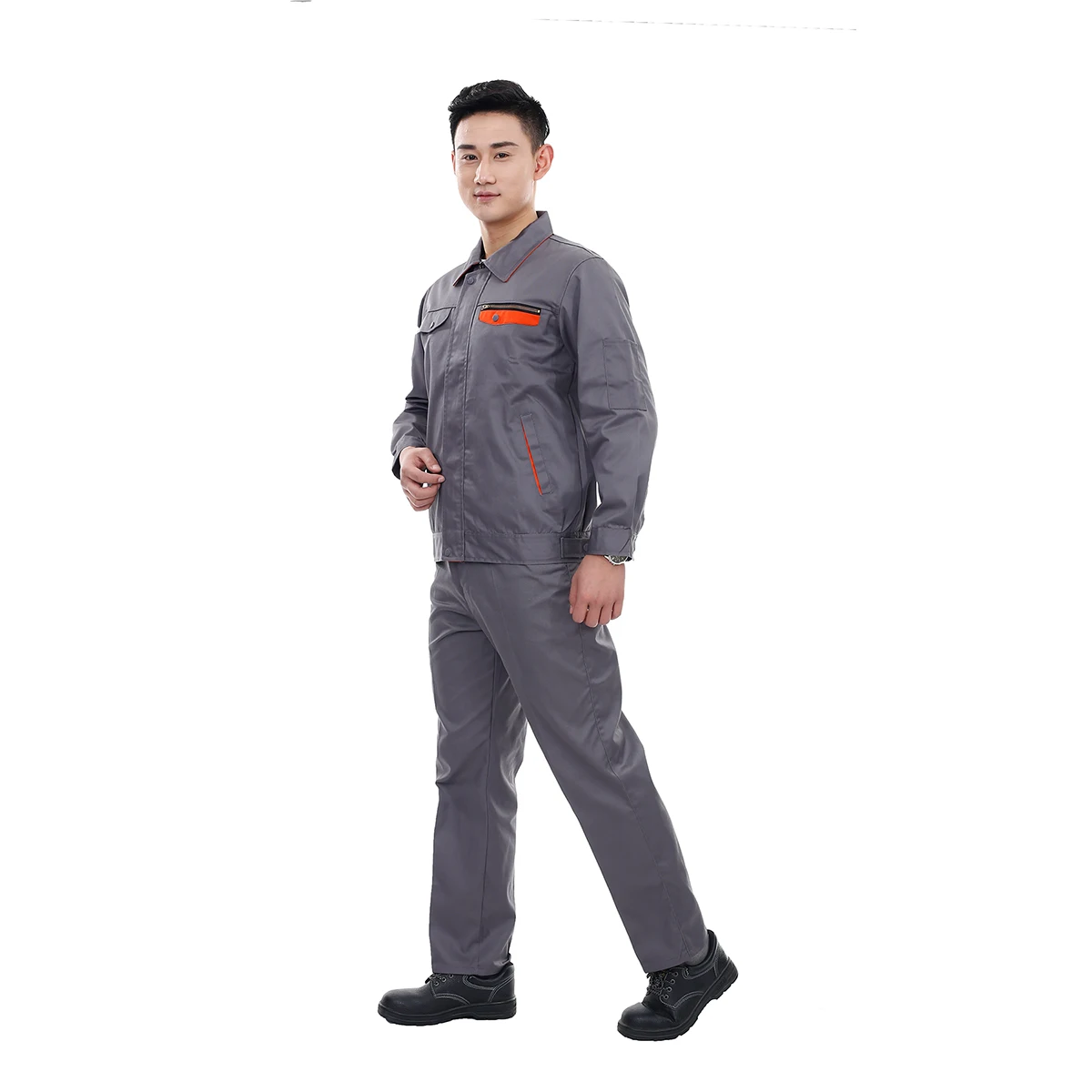 Custom Mens Engineer Clothing Work wear Jacket Fashion Long Sleeve Work  Uniform set