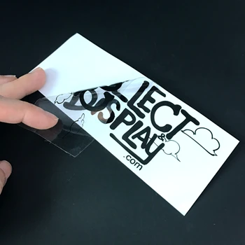 custom clear vinyl sticker transparent vinyl decal