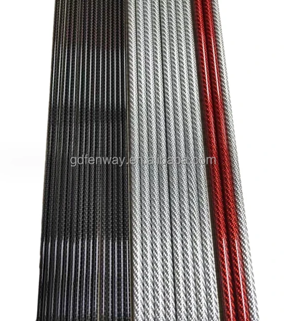 2024 Factory 3k colored carbon fiber tube connectors forged carbon fiber pipe tube 150mm twill carbon fiber speargun tubing