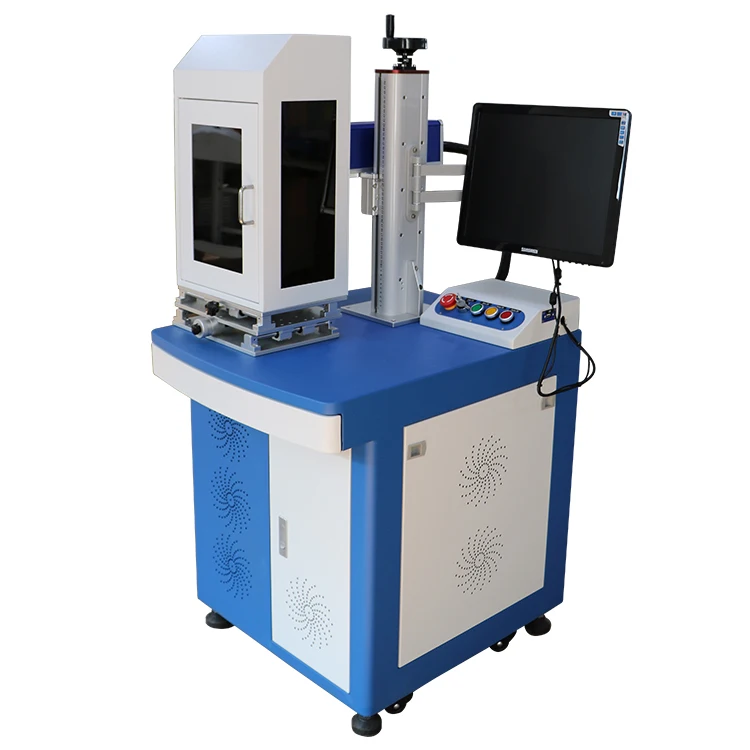Cover design Fiber/CO2/UV laser marking machine Raycus JPT source etching machine for material surface printing and engraving