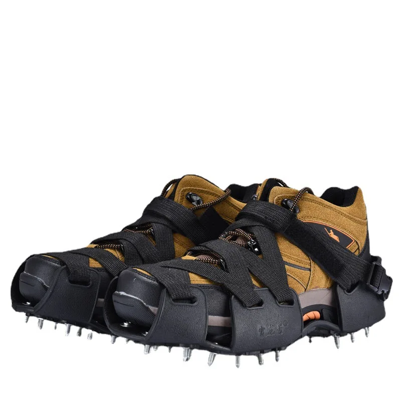 Hot Stronger Grip Escort 32 Teeth Ice Snow Crampons /cover for Snowfield /mountain/Muddy