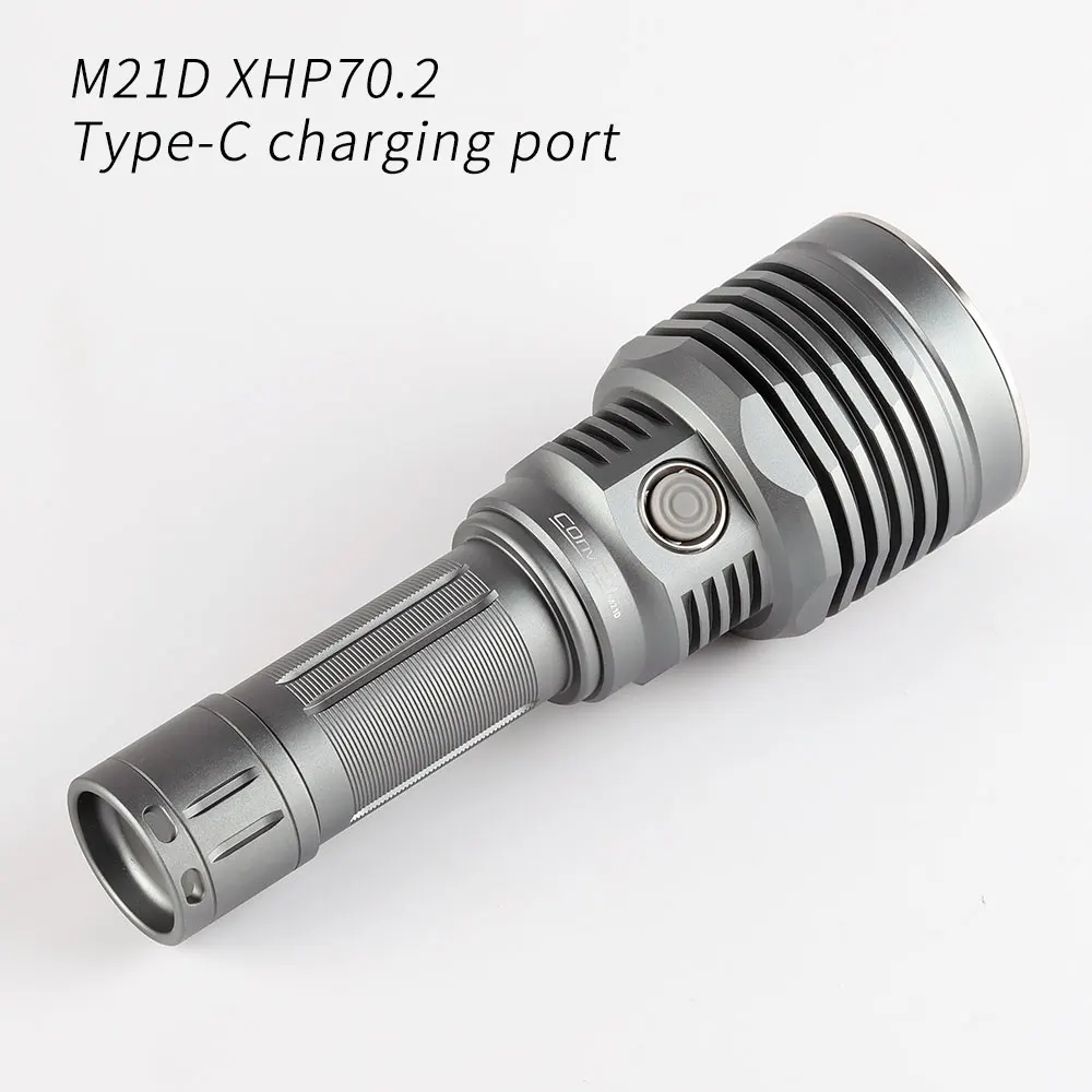 Фонарик Convoy M21D, XHP70.2, SFT40 кВт CULPM.1TG ramping, порт зарядки Type-C