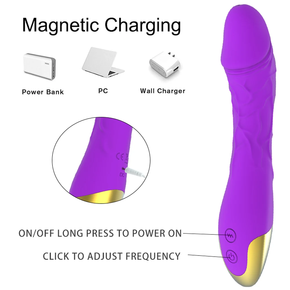 Best selling G-Spot Vibrator For Women Clitoris Stimulator Soft Silicone Realistic Dildo Vibrators Female Sex Toys For adults