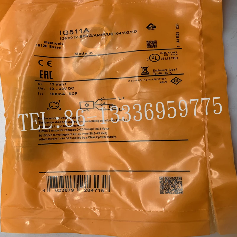 High quality IG511A IG510A all-new inductive sensor 100% original